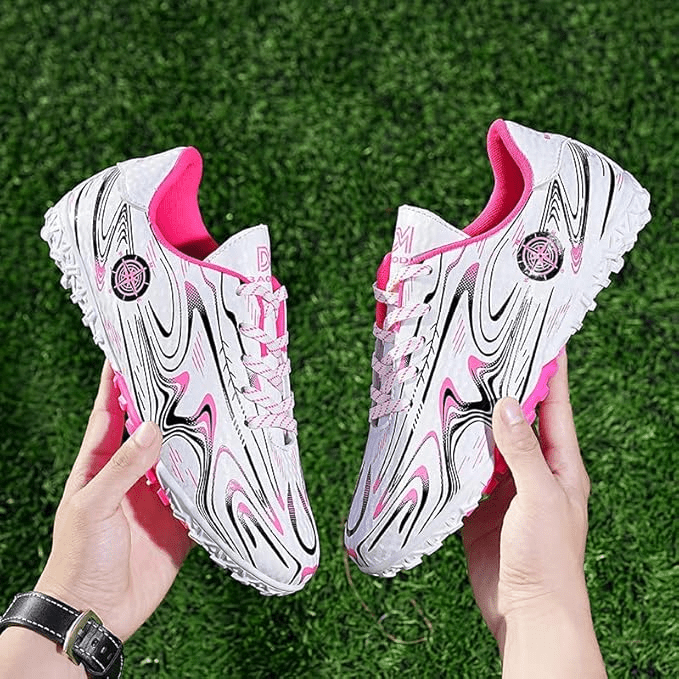 Chaussures de Football - GoldenSoccerShoes™ - Rose - Sport et Forme