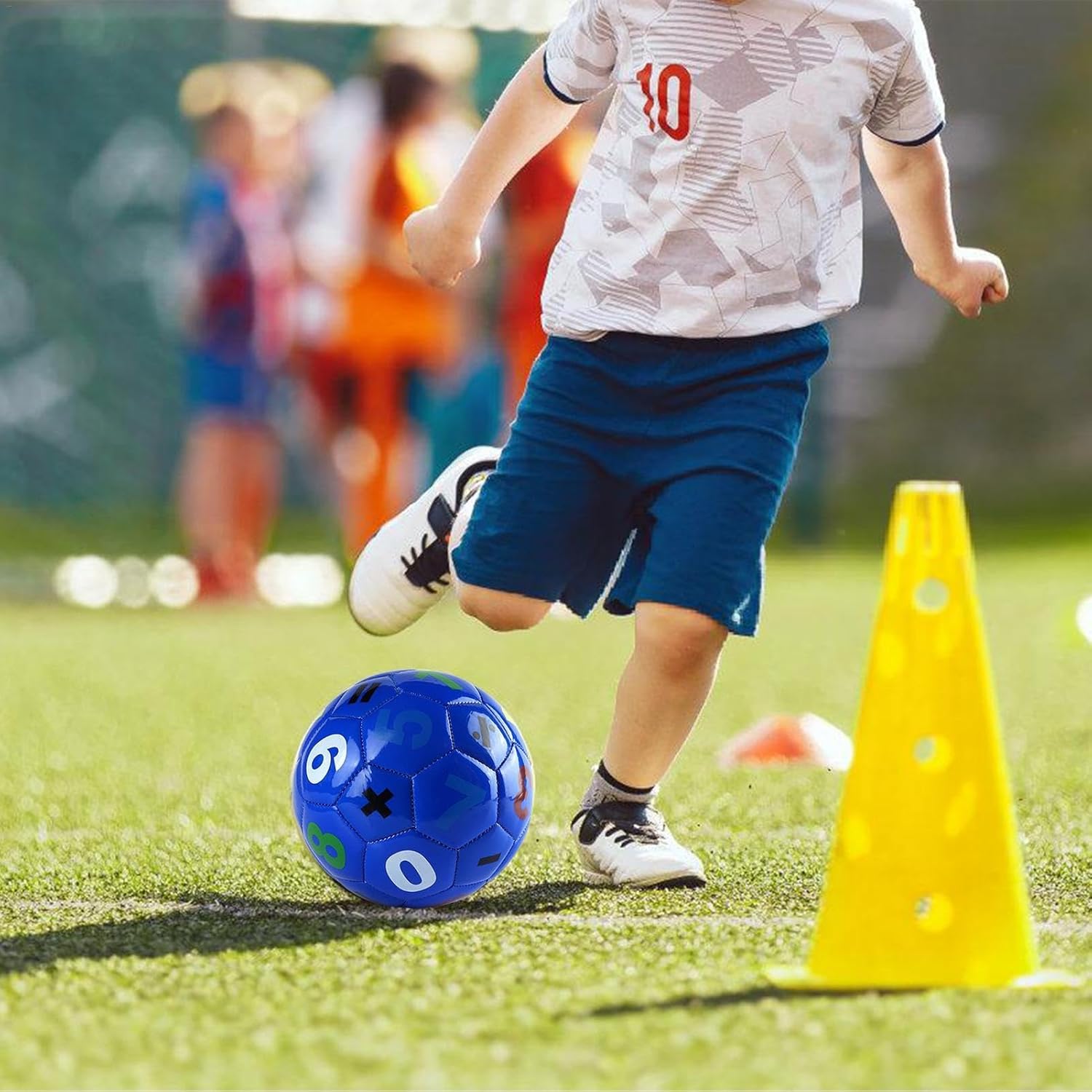 Ballon Foot - FootFunKid™ - Bleu - Sport et Forme