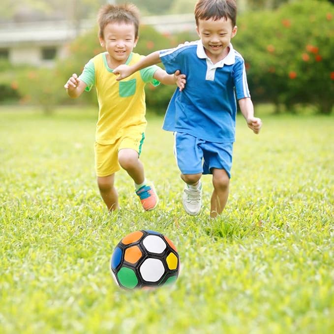Ballon Foot - FootFunKid™ - Multicouleur - Sport et Forme