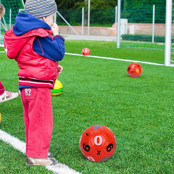 Ballon Foot - FootFunKid™ - Rouge - Sport et Forme