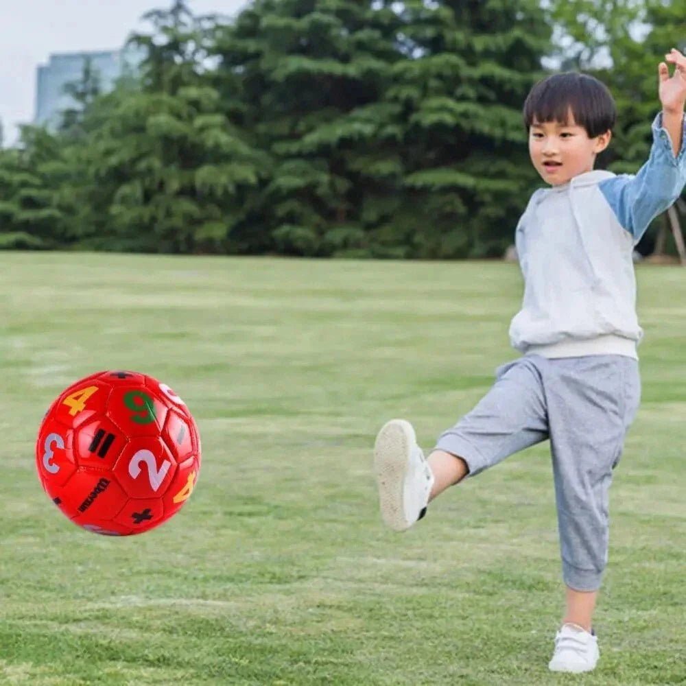 Ballon Foot - FootFunKid™ - Rouge - Sport et Forme