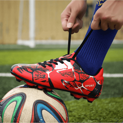 Chaussures de Football - FootballBoots™ - Rouge - Sport et Forme