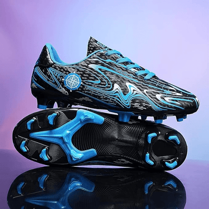 Chaussures de Football - GoldenSoccerShoes™ - Noir - Sport et Forme
