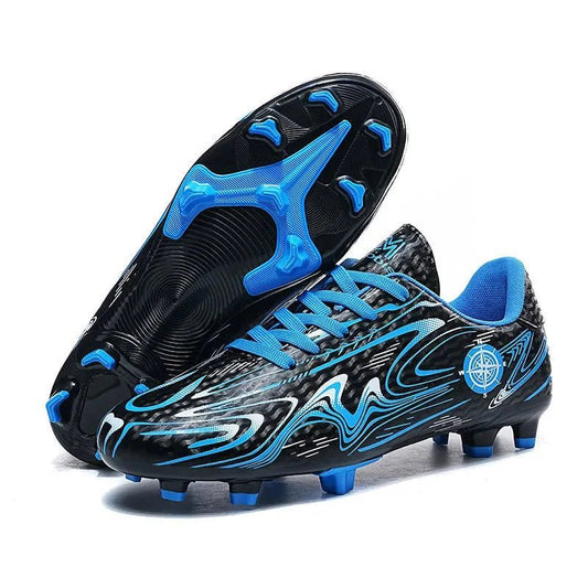 Chaussures de Football - GoldenSoccerShoes™ - Noir - Sport et Forme