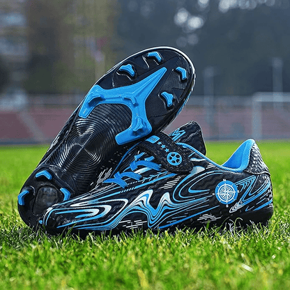 Chaussures de Football - GoldenSoccerShoes™ - Noir - Sport et Forme