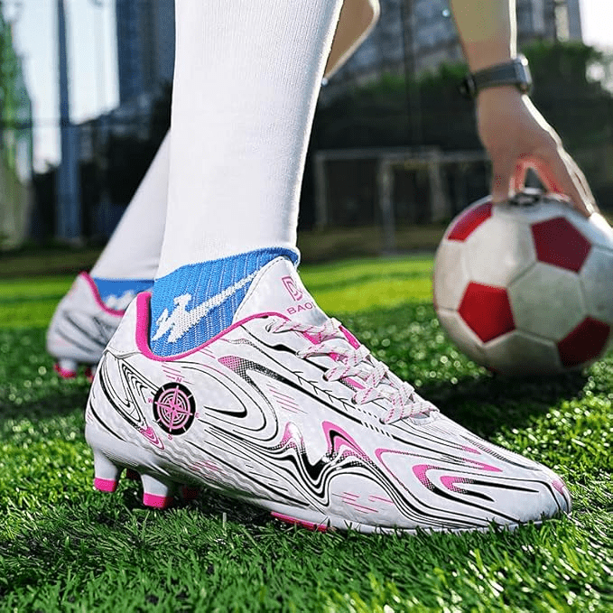 Chaussures de Football - GoldenSoccerShoes™ - Rose - Sport et Forme