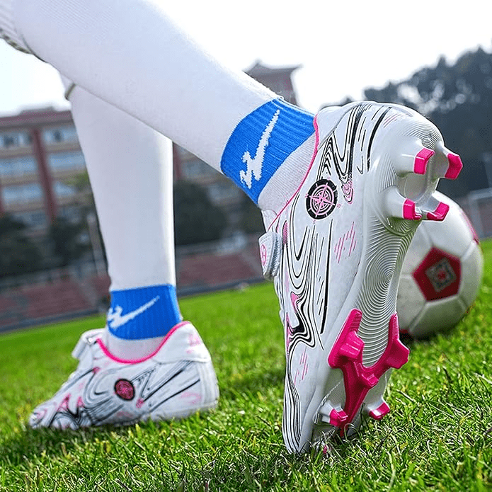 Chaussures de Football - GoldenSoccerShoes™ - Rose - Sport et Forme