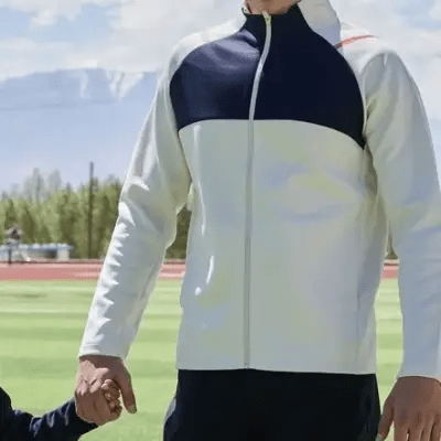 Veste Sport Homme - Men'sTrainingJacket™ - Blanc - Sport et Forme